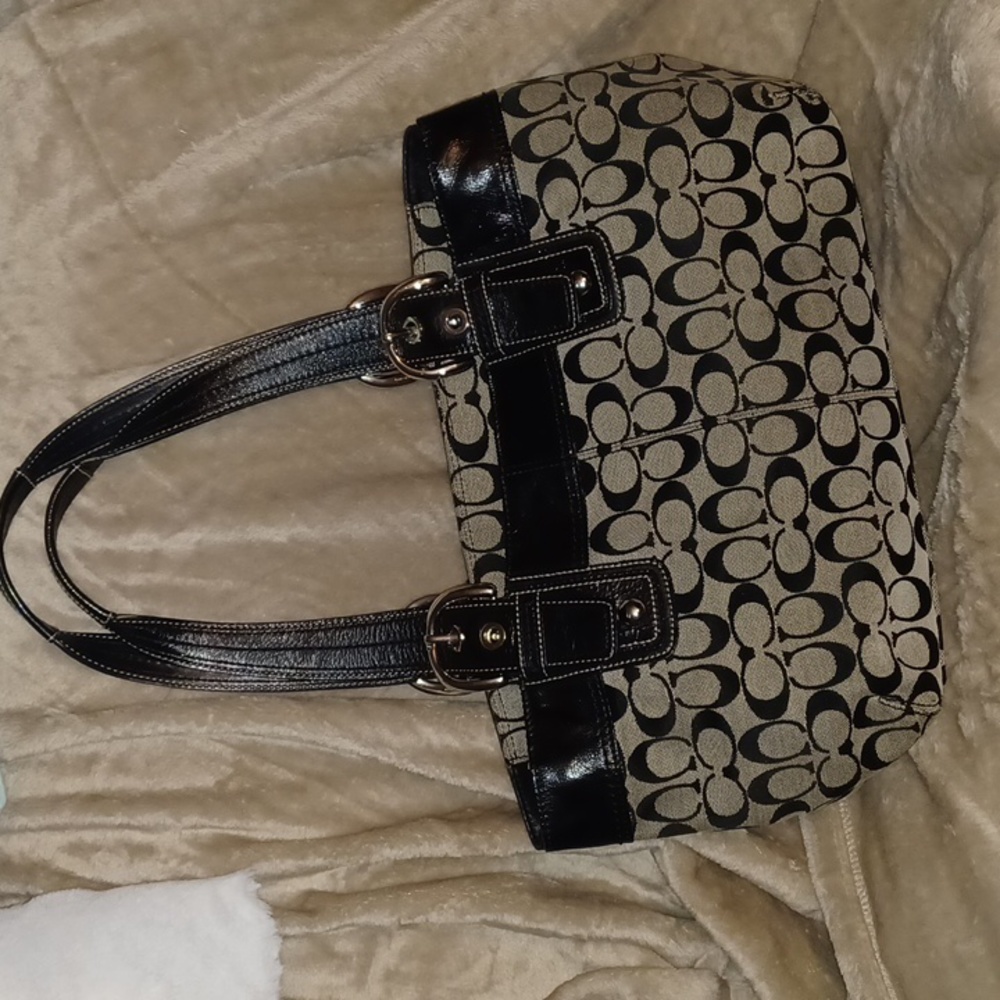 Coach F13743 soho pleated tote signature - Picture 2 of 7